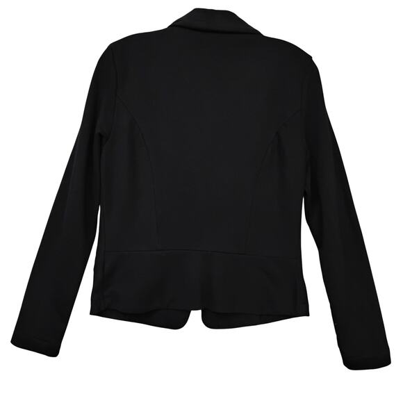 A.N.A. A New Day Blazer Size Medium Black Fully Lined Pink Machine Washable - Picture 3 of 6